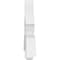 Ekena Millwork Davenport Architectural Grade PVC Gable Bracket, 60"W x 25"H x 4"D x 6"F, 10/12 Pitch GBP060X25X0406DAV00 - alternate 3